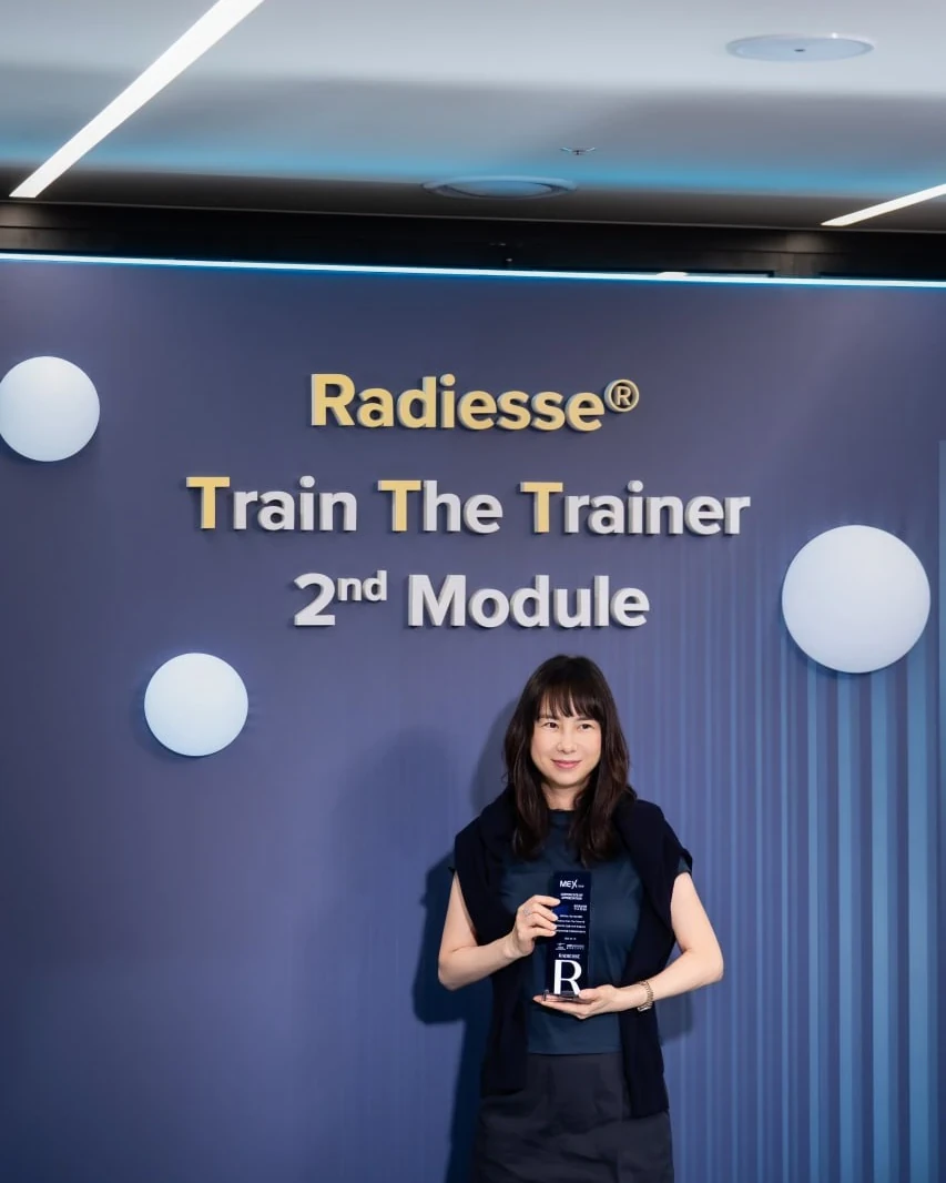 具昭延院长获Radiesse® Train The Trainer第二阶段优秀培训讲师认证 · 2025-07