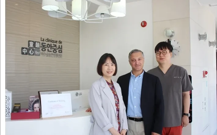 意大利Quanta亚洲区负责人Christophe Barbagelata到访童颜中心诊所清潭院区