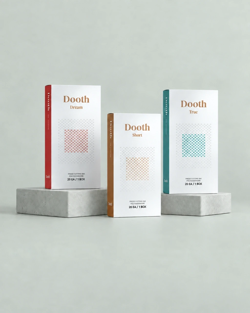 浅色背景中的DOOTH埋线提升产品图