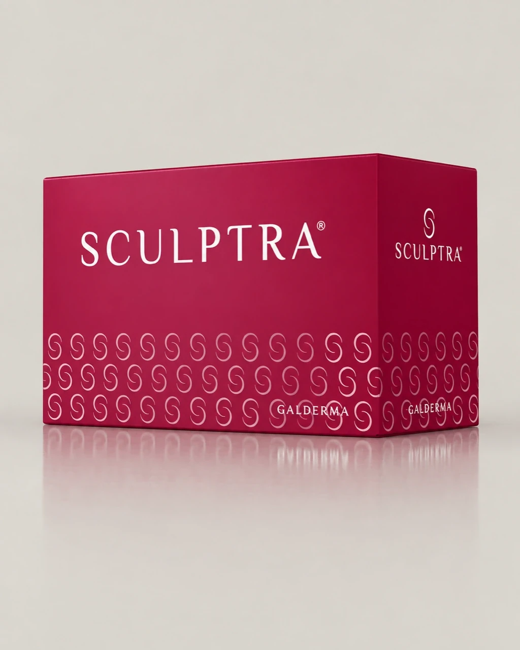浅色背景下的Sculptra产品