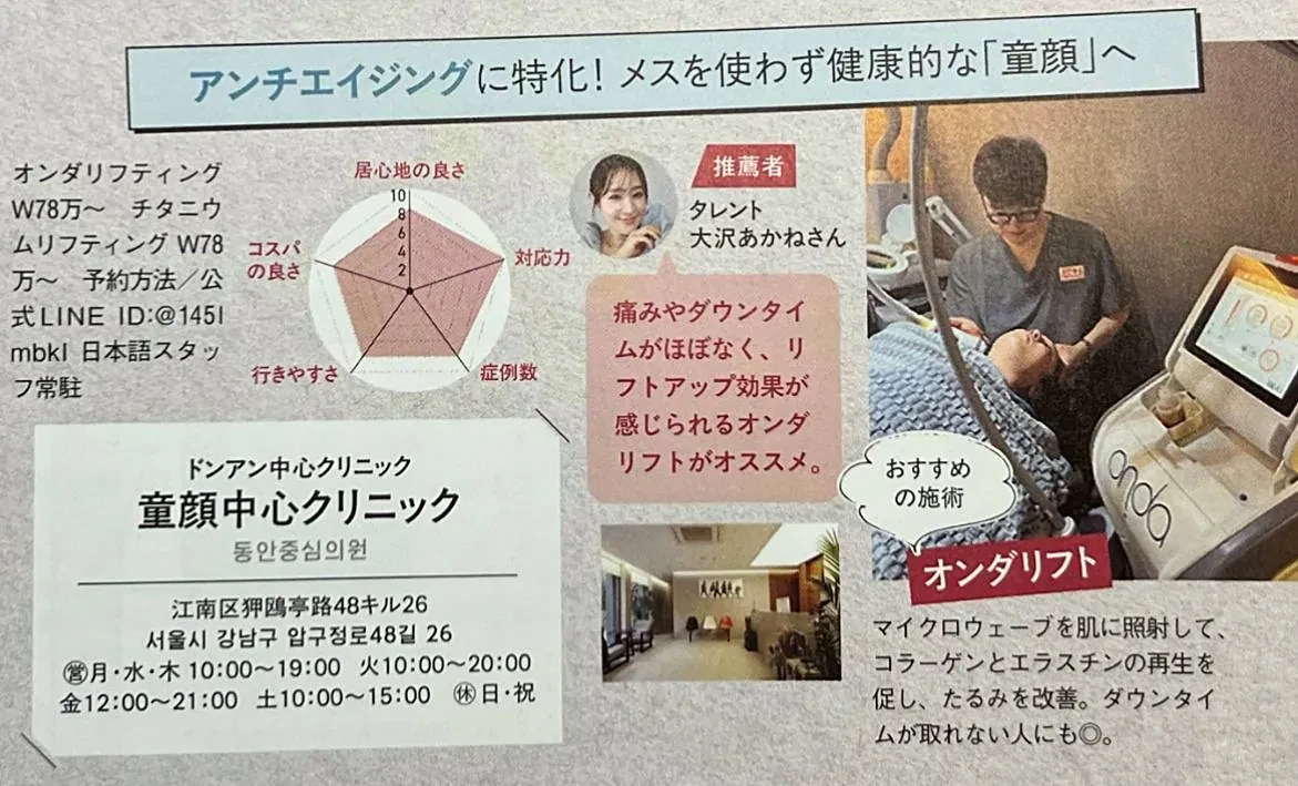 日本女性杂志《STORY》2026年1月号“成熟女性的韩国美丽之旅”专题介绍本院
